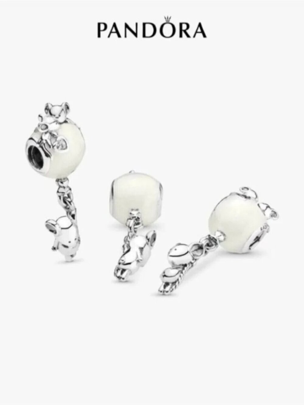 Pandora Mouse & Shimmering Balloon Dangle Charm